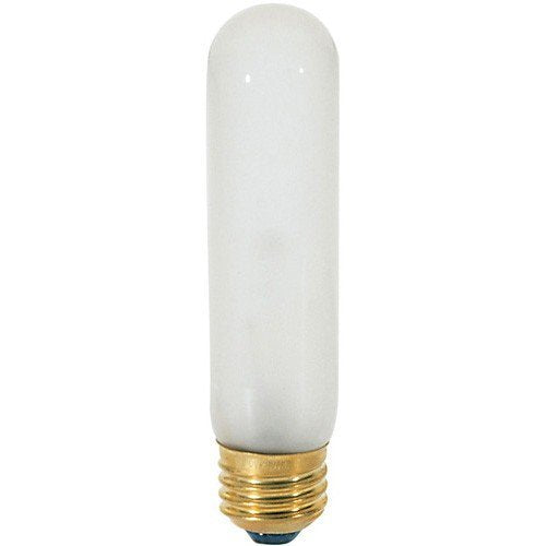 25T10/120V -Tubular - 120V - Medium (E26) Base - Incandescent Light Bulb (Frosted, 25 Watt-4 Pack)