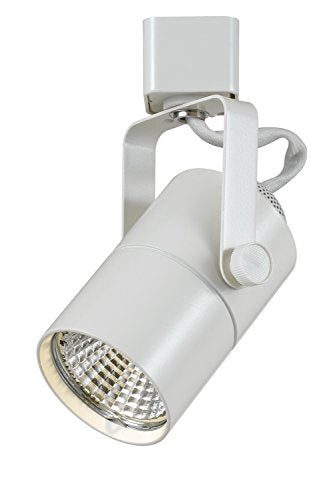Cal AC 10W Dimmable Integrated LED Track Fixture, 3300K, 650 Lumen, Metal, 2.2 x 4 x 4.75, White, Model