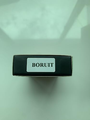 BORUIT V10 LED Flashlight - 1000LM USB C Rechargeable, 365nm UV Black Light, Compact Keychain, White Aluminum
