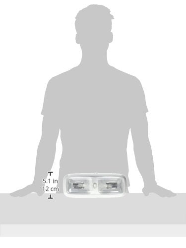 Lasalle Bris Gustafson Lighting Gsam4002 Double 12V Dome Light With Optic Clear Lens