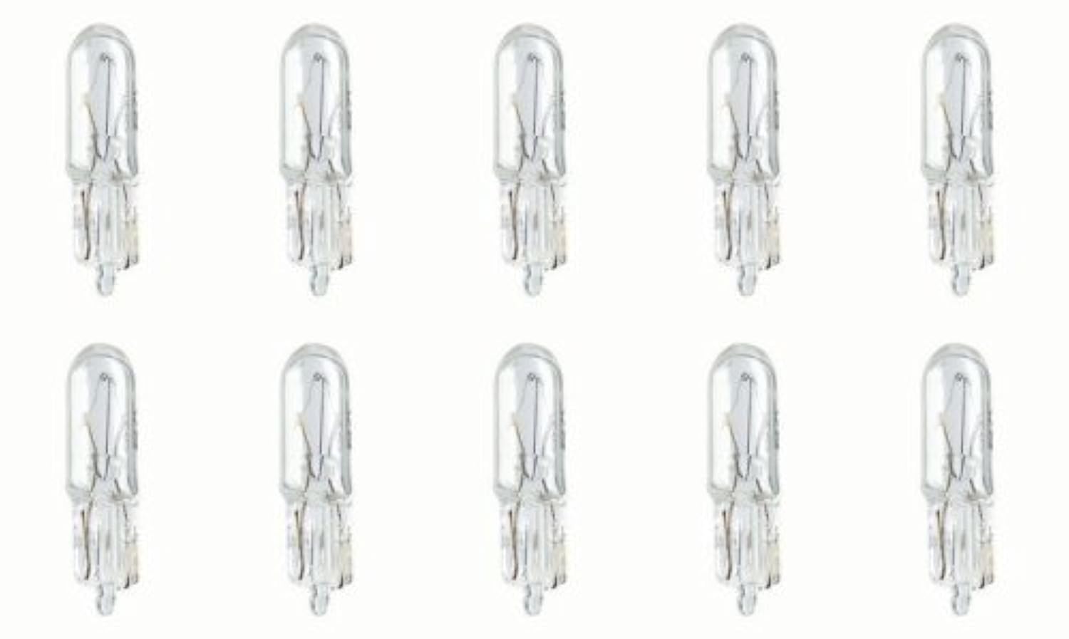 CEC Industries #74 Bulbs, T-1.75 Shape, 14V, 1.4W, W2.1x4.9d Base, 10 Count Pack