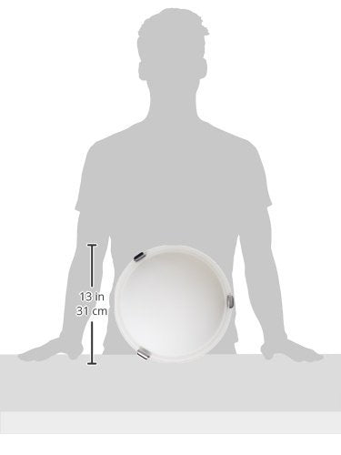 Artcraft Lighting Clip Flush Small Round Flush Mount Light, Chrome