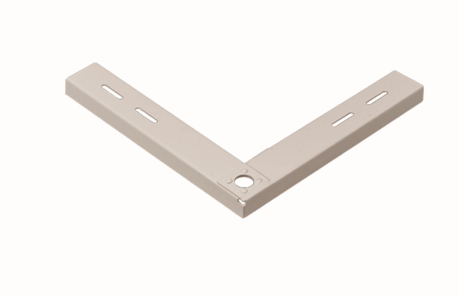 Cal Metal L Track Holder, Model HT-948-WH, White, 10 x 10 x 0.8 Inches