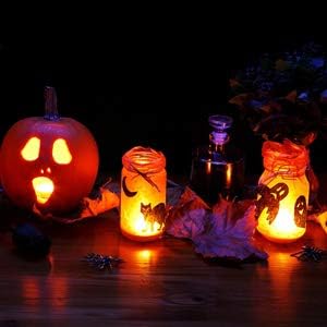 JJGoo 50pcs Warm White LED Balloon Lights - Waterproof Mini Round Balls for Party, Wedding, Halloween & Christmas Decoration