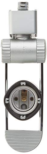 Cal Track Head 120V, Brushed Steel, Alloy Steel, Model HT-219-BODY-BS, Size 2.2 x 3.3 x 6.8