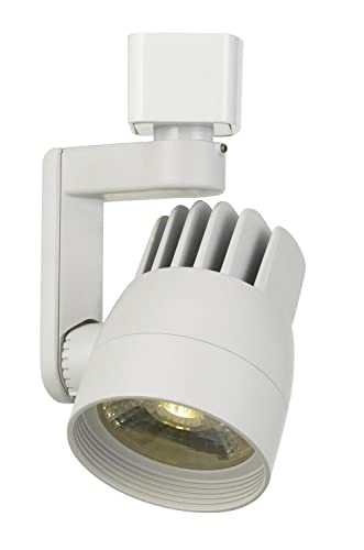 Cal Lighting HT-806-WH One Light Track Fixture from Led Track Collection,White,6.00x4.35x3.50