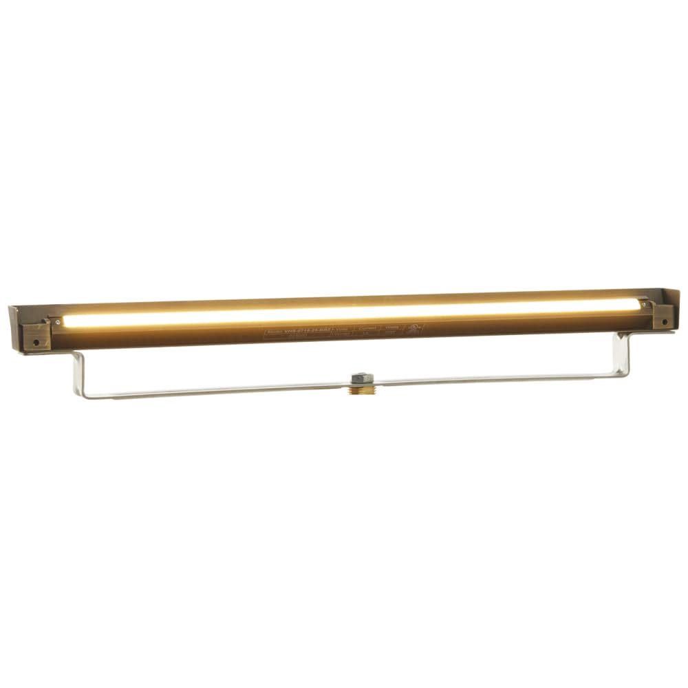 Volt 12V 11W 18'' Cast Brass (Bronze) 360-Degree Rotatable 2700K Warm White Led Hardscape Light (425 Lumens) With Mounting Brack