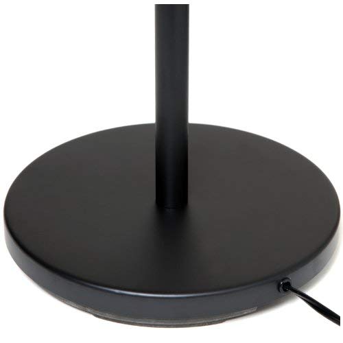 Boston Harbor 3-Light Adjustable Tree Lamp, Black Metal, 60W A19, Model TL-TREE-134-BK-3L
