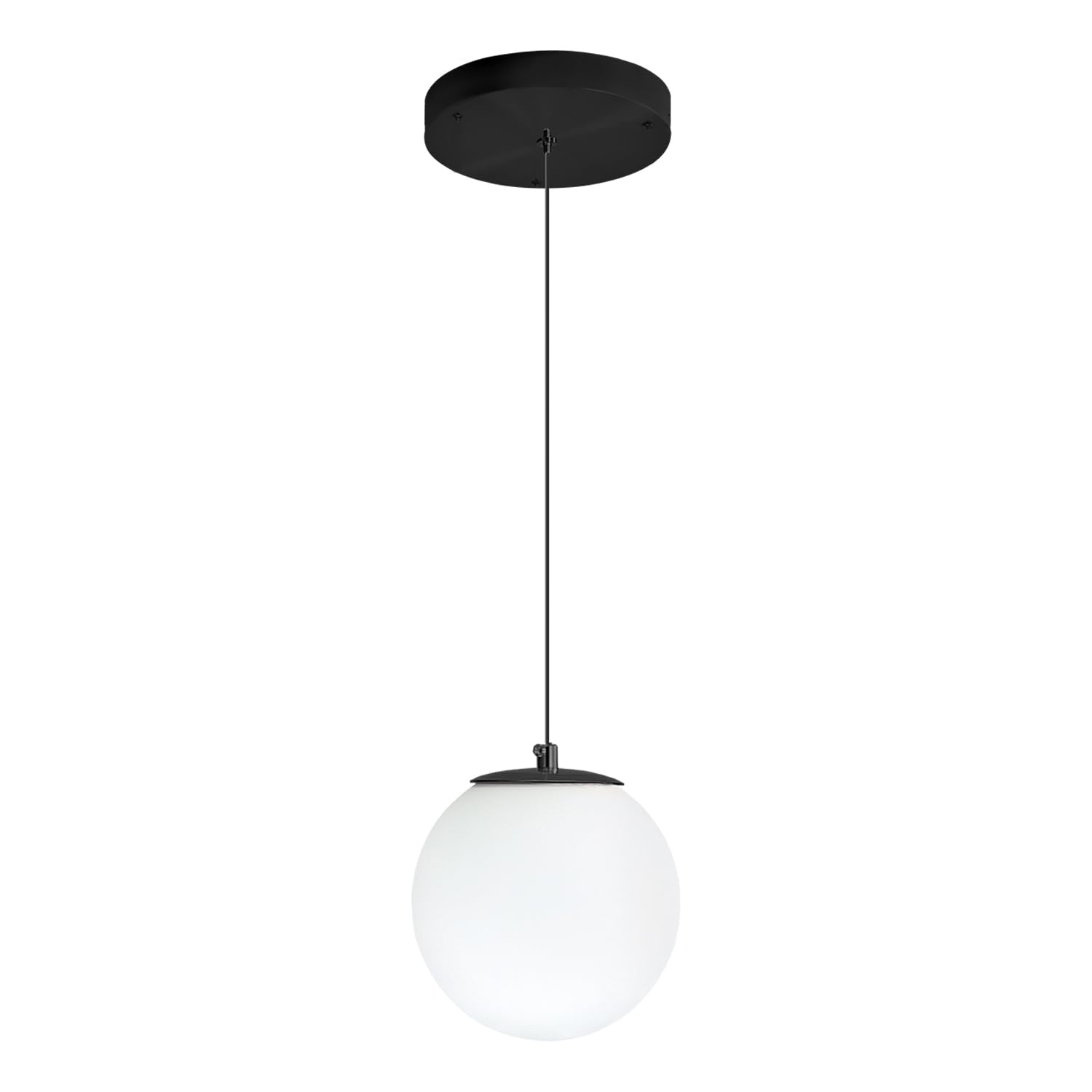 Ykolupty Globe Pendant Light  Modern Hanging Lighting Fixture Matte Black Chandelier With Clear Glass Shades Pendant Light For Kitchen Island  Dining Room  Living Room  Entry Hallway