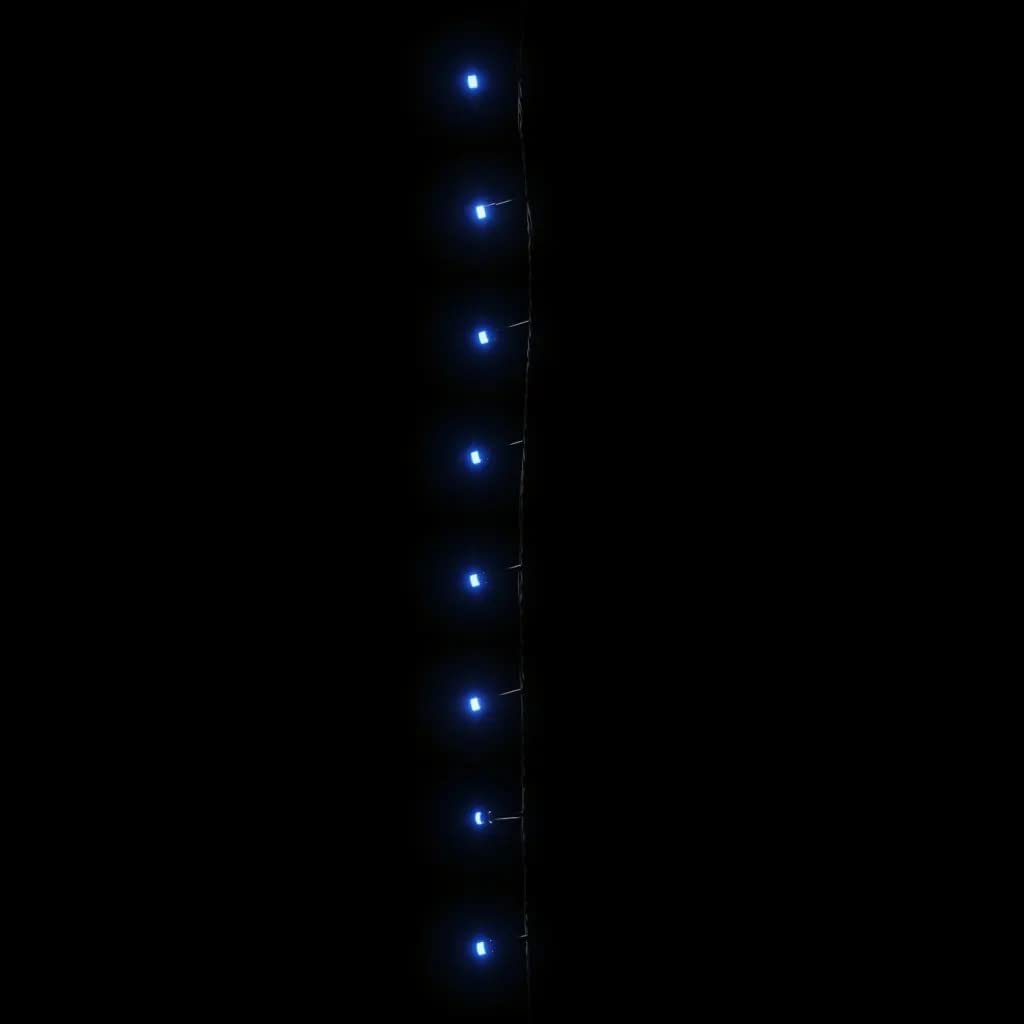 vidaXL Light String 400 LEDs IP44 131.2 8 Light Effects Blue Model 328825