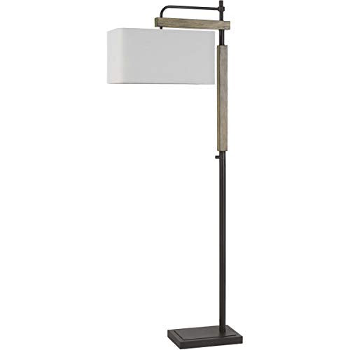 Cal Lighting Bo-2889Fl Transitional One Light Floor Lamp From Alloa Collection In Bronze / Dark Finish, 23.50 Inches