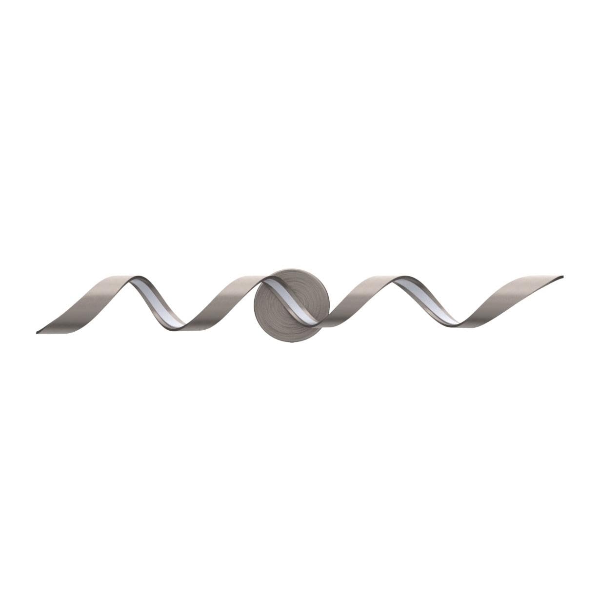 Huoku 32" Dimmable Led Bathroom Vanity Light, 20W Spiral Design, Brushed Nickel, 6000K