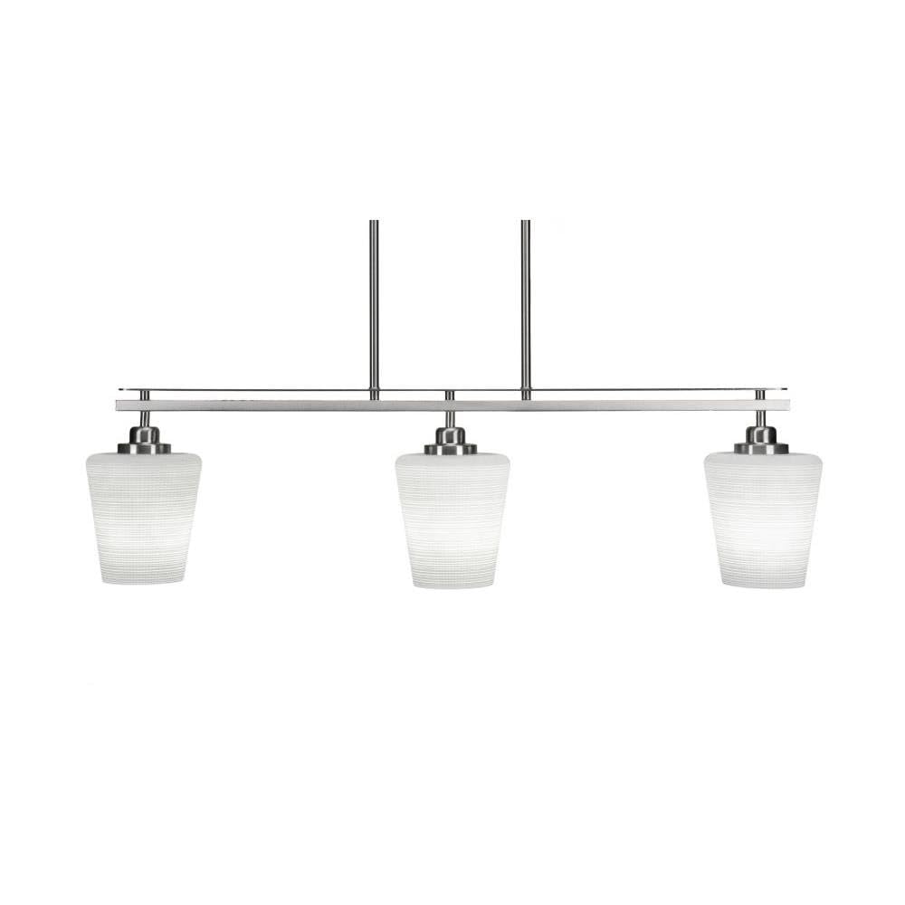 Odyssey 3 Light Island in Brushed Nickel (2636-BN-4031)
