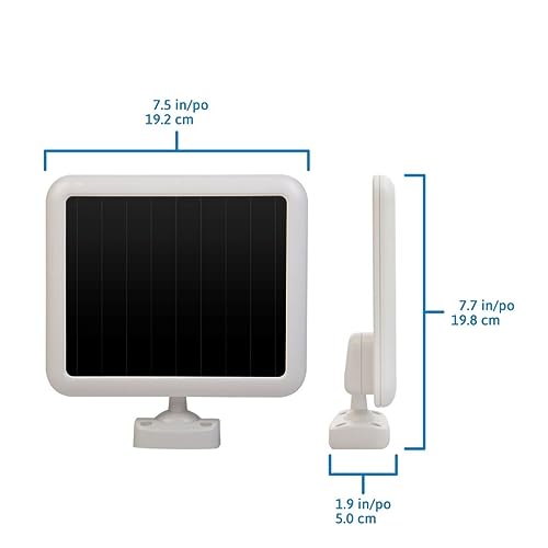 Sunforce 82153 150-LED Solar Motion Light - 1000 Lumen, 30ft Detection, Weather Resistant, White