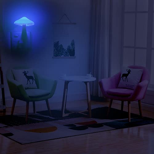 2Pack Sensor Led Night Light Plug In Lamp Mushroom Nightlight Cute Night Lights For Adults Kids Bedroom, Bathroom,Toilet,Hallway