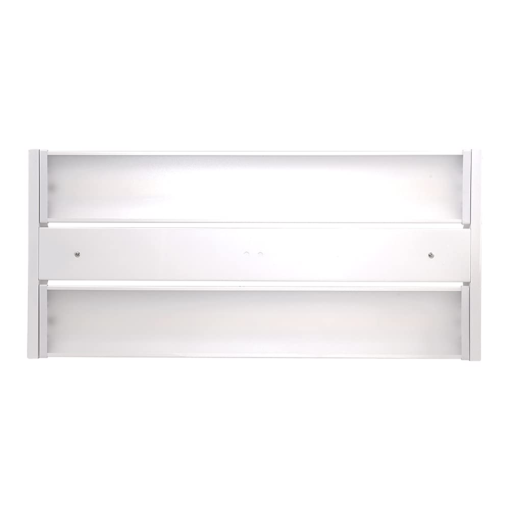 Metalux Highbay Linear Light, Aimable Optics, Alloy Steel, Model HBLAO2350C, White