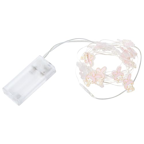 Silver Buffalo Sanrio Hello Kitty and Friends My Melody 20ct Decorative String Lights, 7 Feet Long, Battery Powered (2 AA Batter