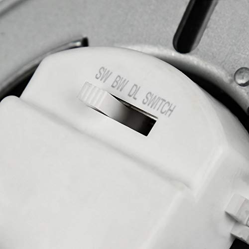 Feit Electric LED Recessed Ceiling Light, 4 in Round, Color Selectable 3000K/4000K/5000K, Model 74202/CA, Aluminum