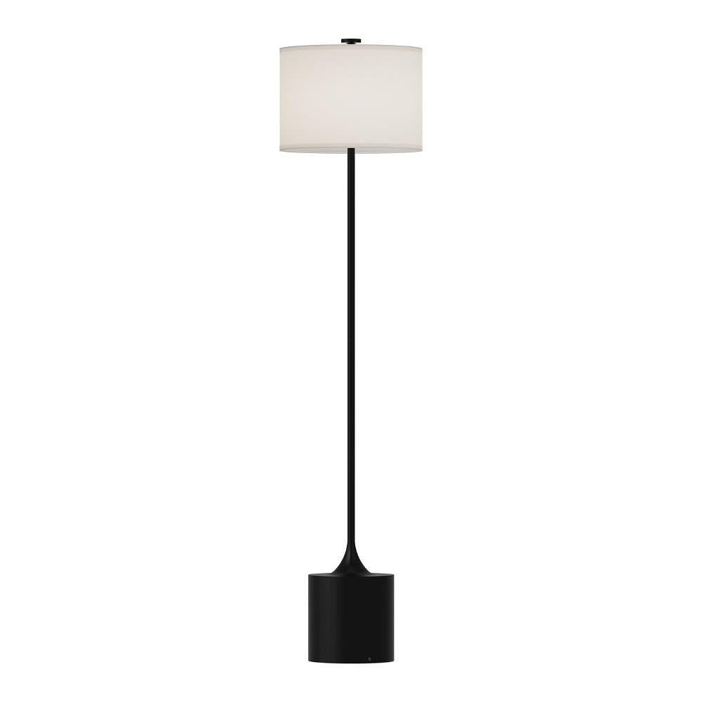 Alora Mood FL418761MBIL ISSA Floor Lamp, Matte Black/Ivory Linen