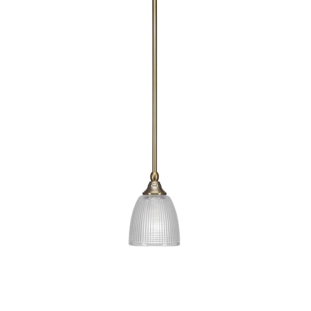 Toltec Lighting 1 Light Mini Pendant In New Age Brass (23-Nab-500)