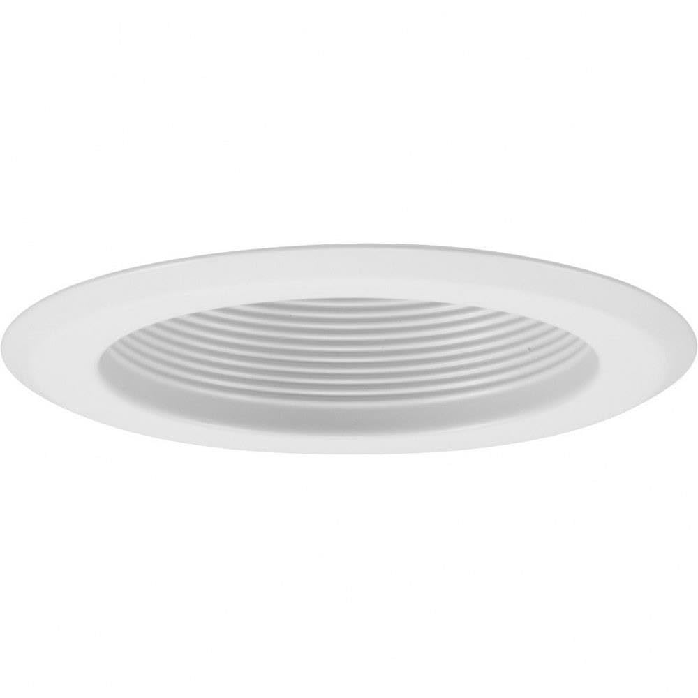 Progress Lighting P868-28 Recessed 5 Step Baffle Trim, White