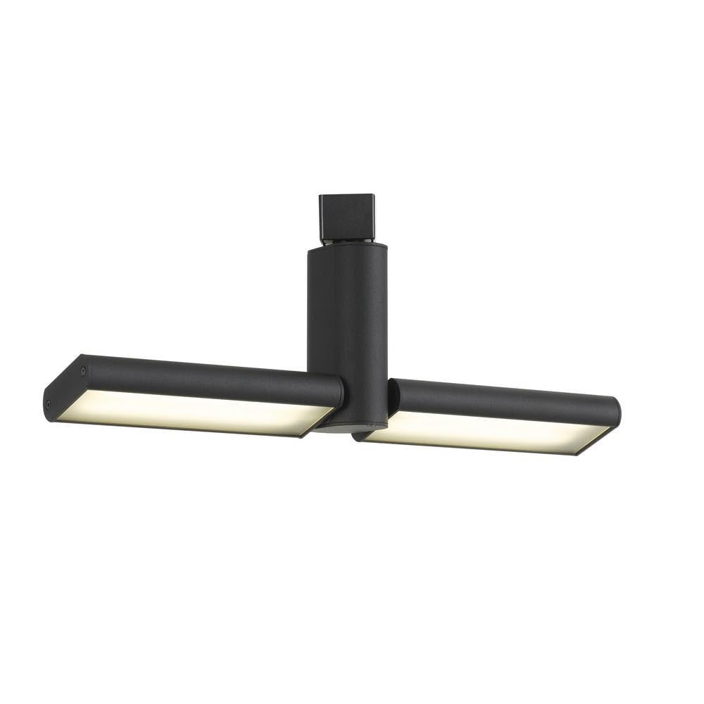 Cal Lighting HT-634-2-BK One Light Track Fixture from Led Track Collection 2.40 inches, Black, 6.75x2.40x15.40