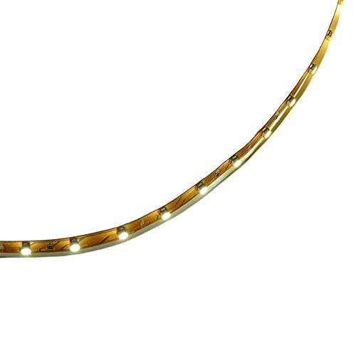 LEDwholesalers 16.4 Feet (5 Meter) Flexible LED Light Band with 300xSMD3528 and Adhesive Back  12 Volt  Neutral White  2026NW