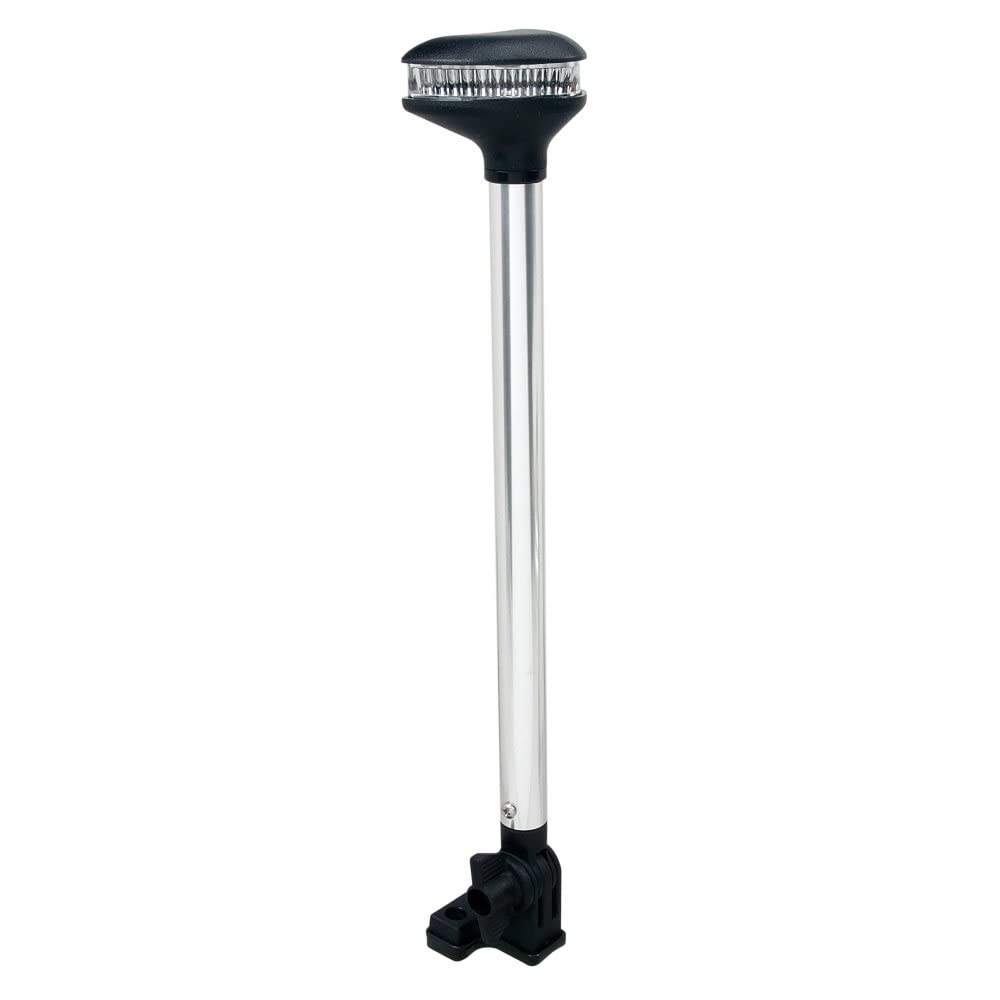 Perko Stealth-Series Vertical-Mount LED Light, 14.25in, Black Polymer Base, Model 1639DP0CHR
