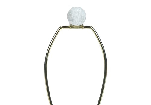 Monarch Specialties I 9742 Lightingtable Lamp, Cream Resin, Ivory/Cream Shade, Transitional