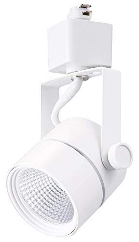 Cloudy Bay 8W Dimmable Led Track Light Head,Cri90+ Day Light 5000K,Adjustable Tilt Angle Track Lighting Fixture,40 Angle For Acc