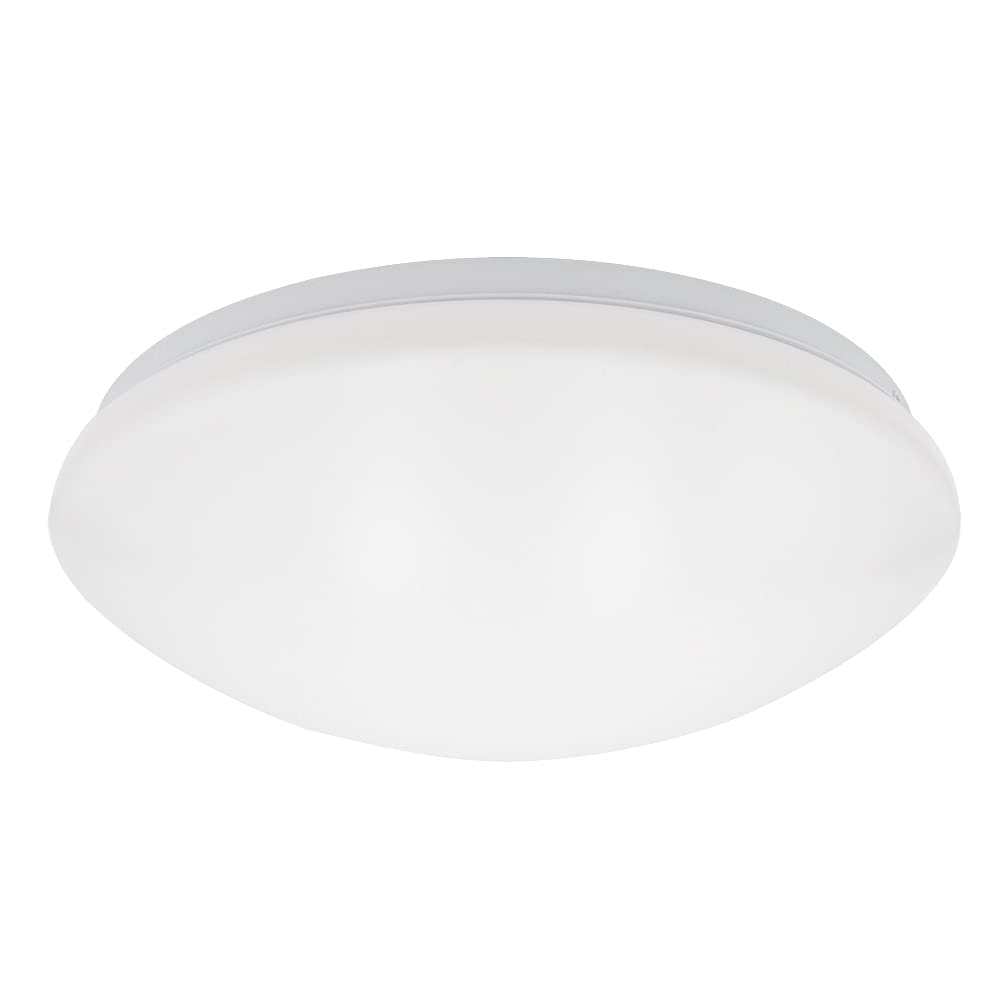Maxxima 14 In. Led Flush Mount Ceiling Mushroom Light Fixture - Indoor Dimmable Dome Light, 3000K Warm White, 1600 Lumens, Ideal
