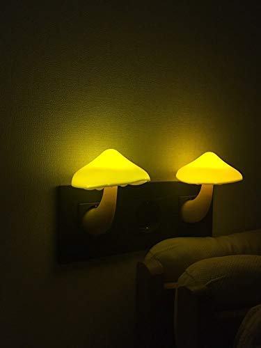 Ausaye 4 Pack Plug In Night Light, Mushroom Light Led Nightlights For Kids, Adults, Bedroom, Bathroom,Hallway, Stairs, Kitchen W