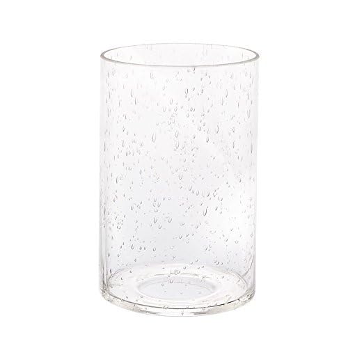 Eumyviv A00001 Cylinder With Bottom Clear Bubble Glass Lamp Shade
