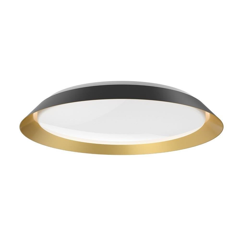 Kuzco Lighting FM43423-BK/GD Jasper Flush Mount LED, Black/Gold