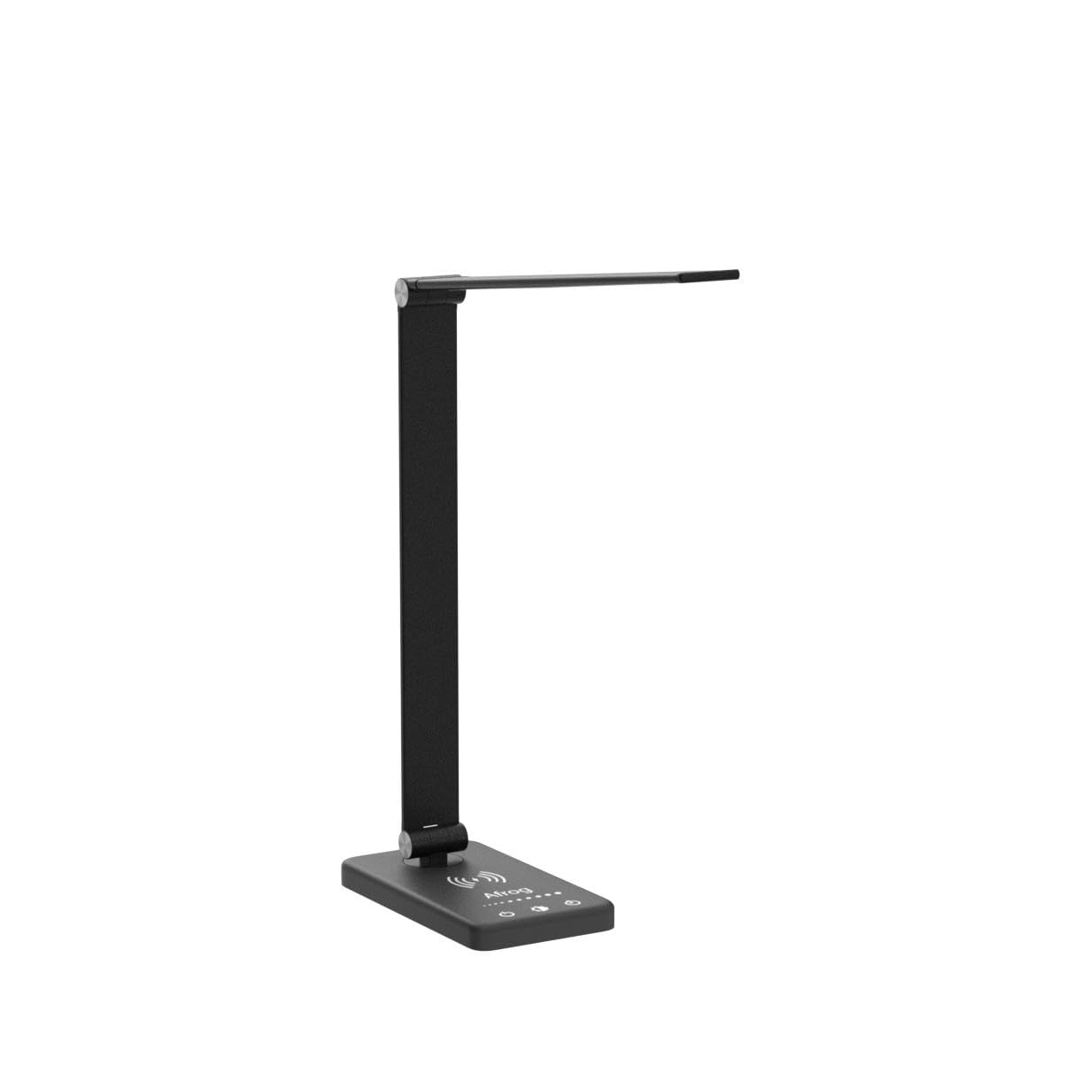 AFROG 8-in-1 LED Desk Lamp, 10W Wireless Charger, USB Port, 1200Lux, 5 Modes, Black Pro 3.0, Model EK009A