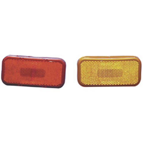 Creative Pro Fasteners Unlimited 003-59 12 V Amber Rectangular Clearance Light With Rounded Corners