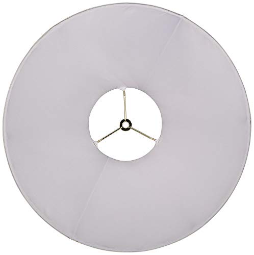 Cal Lighting Sh-8101/21-Wh Shade From Coolie Collection 21.00 Inches, Pwt, Nckl, B/S, Slvr