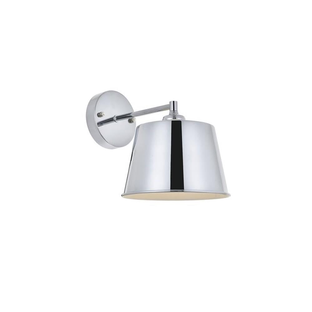 Elegant Lighting Living District NOTA 1 Light Chrome Wall Sconce