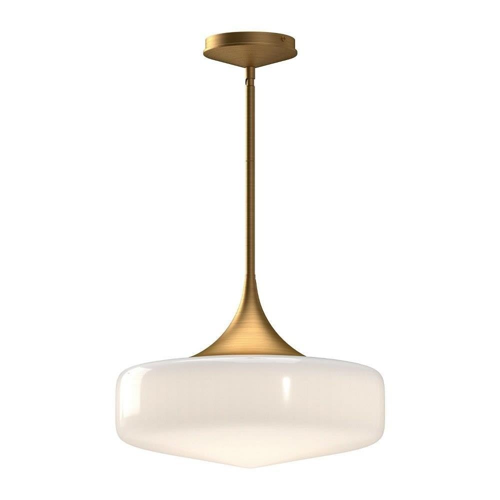 Alora Lighting Lincoln - 1 Light Pendant-10 Inches Tall and 14 Inches Wide-Aged Gold Finish