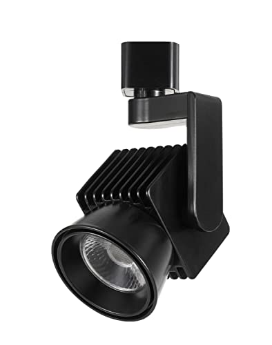 Cal Dimmable LED Track Fixture 12W 840 Lumen 80 CRI 3000K Black HT-807-BK 6.5inx3inx3.5in Casted