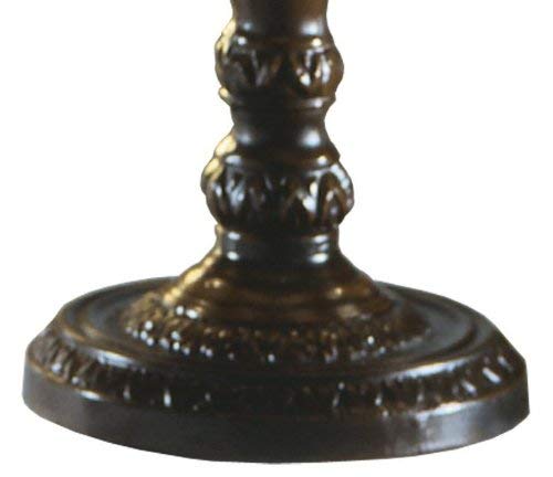 Dale Tiffany Rose Bell Accent Lamp, Multi-Colored Glass, Model 10056/604, 15"x7.25"x7.25"