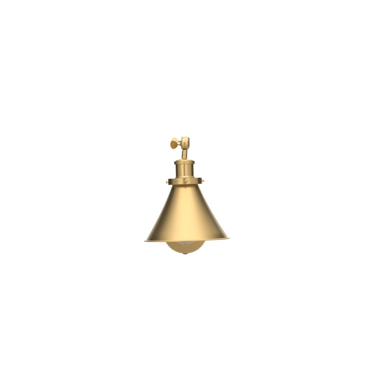 Gepow Gold Wall Sconce Lighting, Adjustable Swing Arm Plug-In Or Hardwired Lamp With Orange Cord