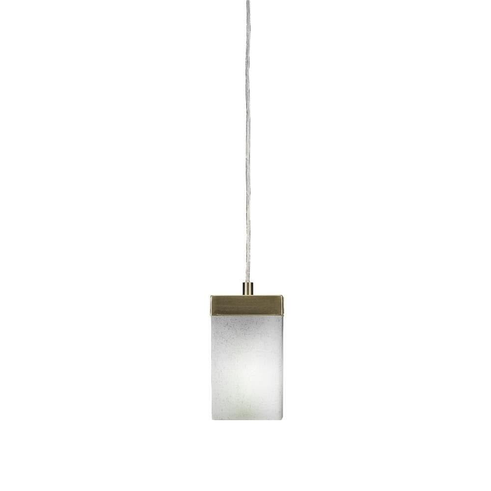Toltec Lighting Nouvelle 1 Light Mini Pendant In New Age Brass (3022-Nab-530)