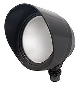 RAB project piece12YA LED Flood Light Fixture 12W 120V 3000K Arm Mount Bronze