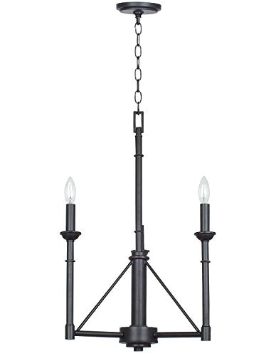 Cal Lighting Fx-3516/3 60-Watt X 3 Monclova Metal 3 Light Chandelier