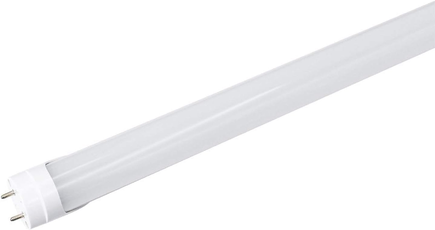 Lightingwill Led T8 Light Tube 2Ft  Natural White 4000K  Dual-End Powered Ballast Bypass  1000Lumens 10W 4W Fluorescent Equivalent  Frosted Cover  Ac85-265V Lighting Tube Fixtures  1 Pack