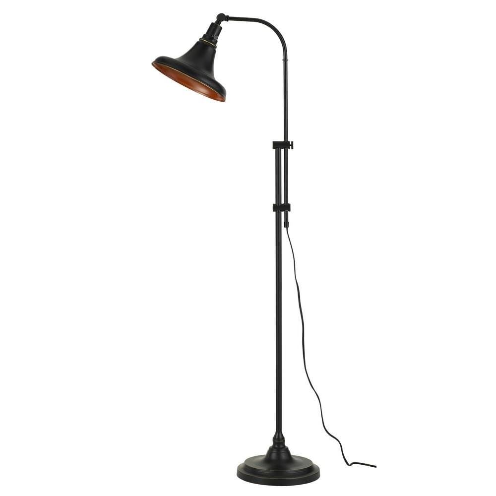 Cal Lighting BO-2788FL-DB Transitional One Light Floor Lamp from Taranto Collection in Bronze/Dark Finish, 47.58x24.00x10.00
