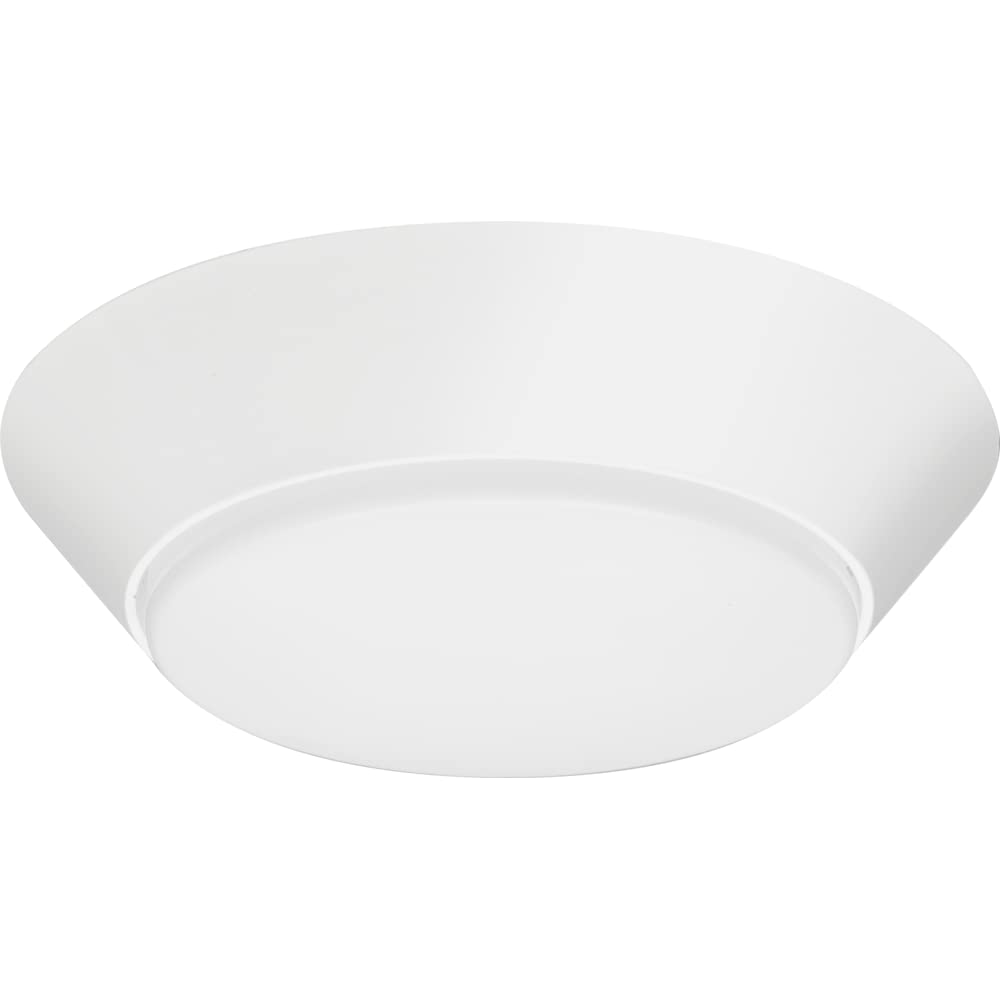 Lithonia Lighting LED Flush Mount Ceiling Light, 7" Round, Dimmable, 3-in-1 Switchable White, Aluminum, White, Model FMMLS 7 SWW2 M6