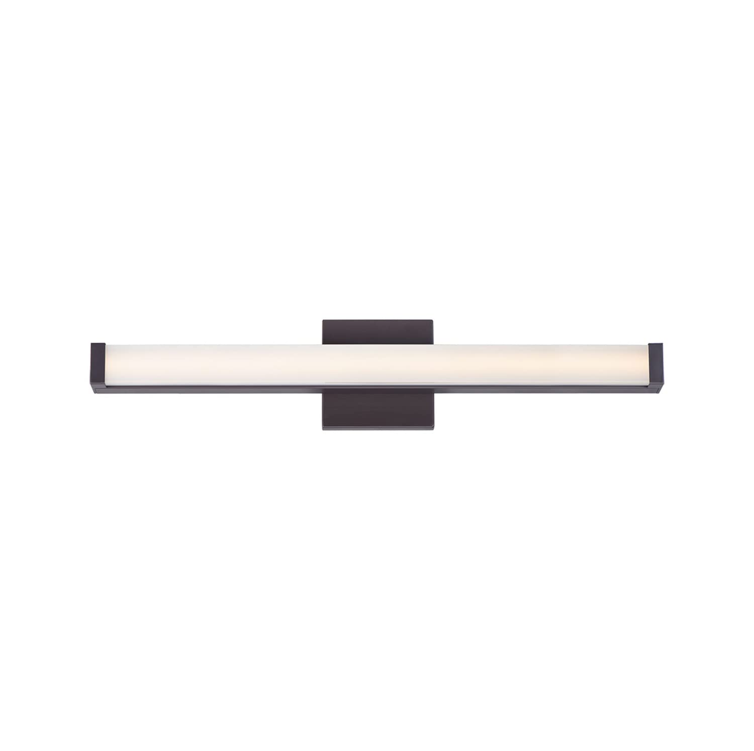 Maxim 52002BZ Spec Collection 24 Inch Dimmable LED Bathroom Vanity Light I 3000K I Bronze I Modern Contemporary Light Fixture I