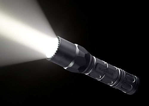 SureFire G2X LE LED Flashlight, 400 lm, Black, Model G2XLE-BK, High Output Click-Switch